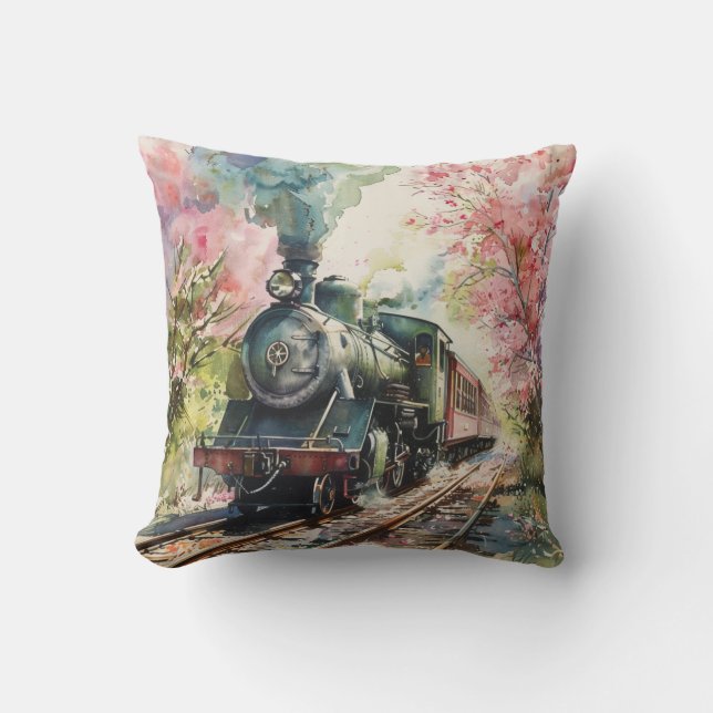Een trein in de lente kussen (Voorkant)