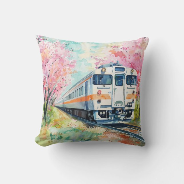 Een trein in de lente kussen (Voorkant)