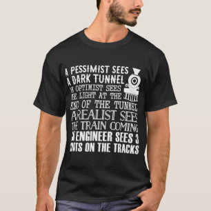 Een treiningenieur en 3 studio's Funny Joke T-shirt