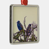 Een trekvogelpest metalen ornament (Rechts)