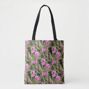 Een trellis van zoete erwten.... tote bag