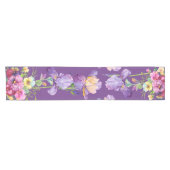 Een trendy bloemendesign tafelloper (Horizontaal)