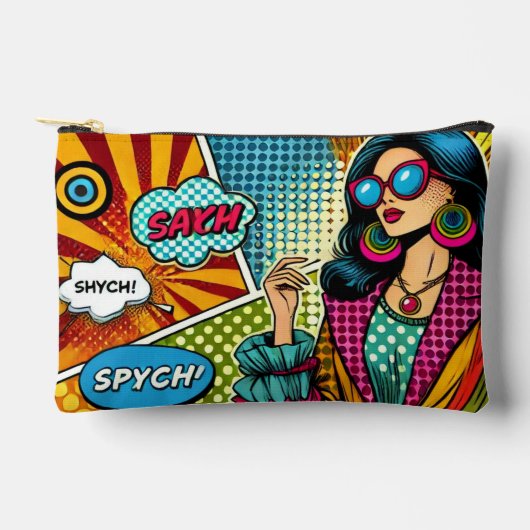 Een trendy illustratie in retro pop art stijl etui (Voorkant)
