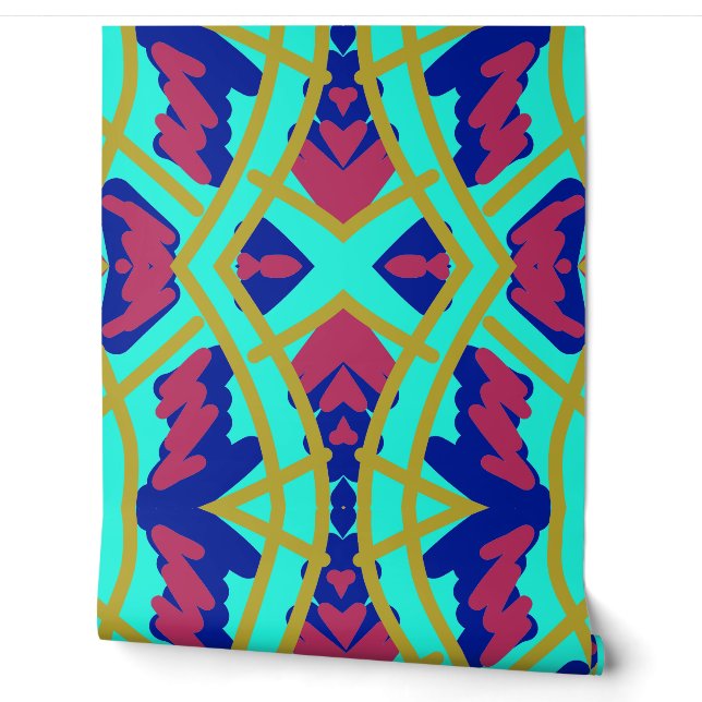 Een trendy klassieke multikleur "Ratti_Creative_Ar Behang (Afrollen)
