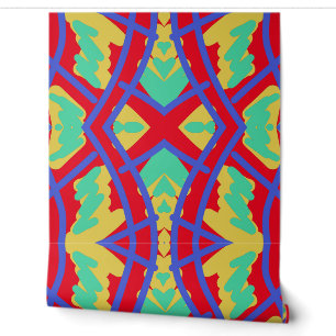 Een trendy klassieke veelkleurige "Ratti_Creative_ Behang