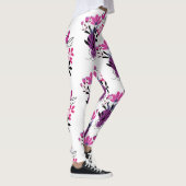 Een trendy kleurrijk bloemendesign leggings (Rechts)