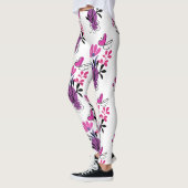 Een trendy kleurrijk bloemendesign leggings (Links)