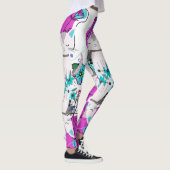 Een trendy kleurrijk ontwerp leggings (Rechts)
