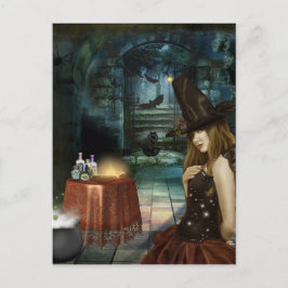 Een treurig Leven Halloween heks Briefkaart