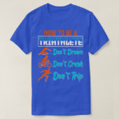 Een triatleet-sportliefhebber t-shirt (Design voorkant)