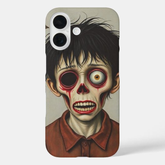 Een trieste jongen met één oog Case-Mate iPhone case (Achterkant)