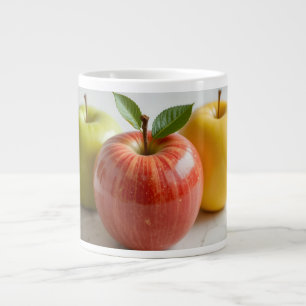 Een Trio Appels Grote Koffiekop