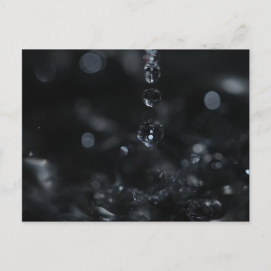 Een trio de gouttes d'eau briefkaart (Voorkant)