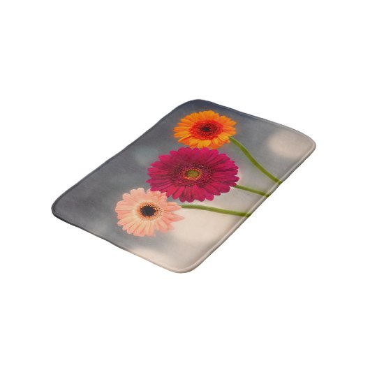 Een Trio van Gerberas Bath mat (Gekanteld)
