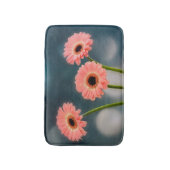 Een trio van roze Gerberas Bath mat (Voorkant Verticaal)