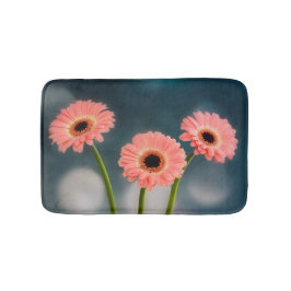 Een trio van roze Gerberas Bath mat