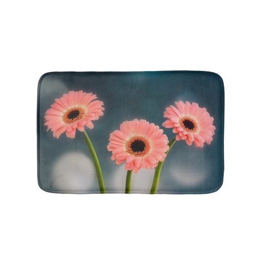 Een trio van roze Gerberas Bath mat (Voorkant)