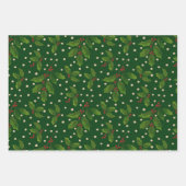 Een trio van Vakantie cadeau wrap Inpakpapier Vel (Voorkant 3)