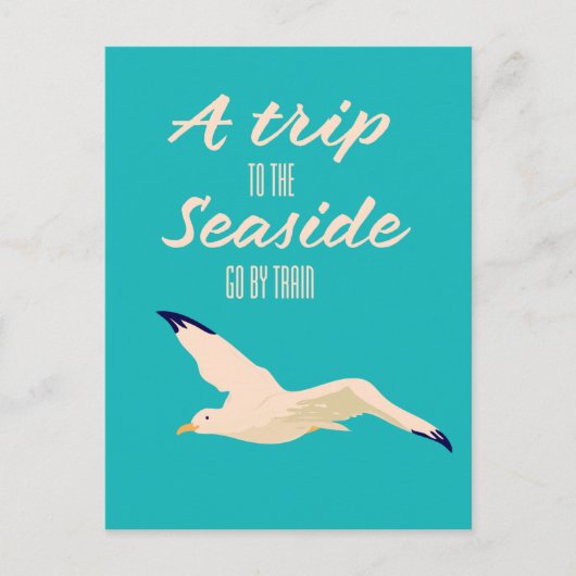 Een trip naar de kust briefkaart (Voorkant)