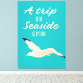 Een trip naar de kust canvas afdruk (Insitu (Houten vloer))