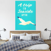 Een trip naar de kust canvas afdruk (Insitu (Slaapkamer))