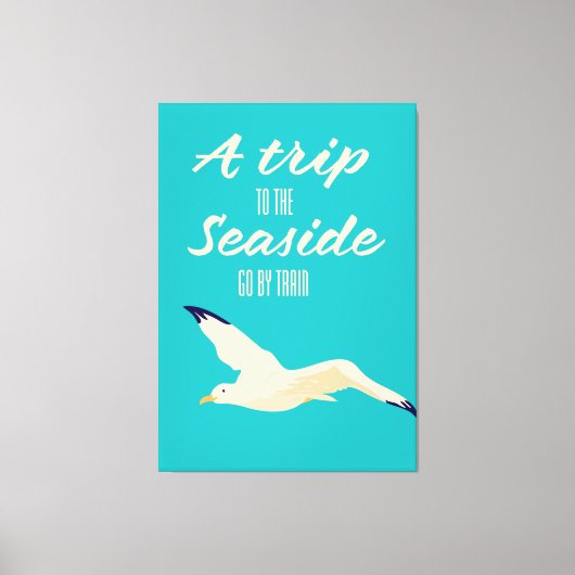 Een trip naar de kust canvas afdruk (Voorkant)