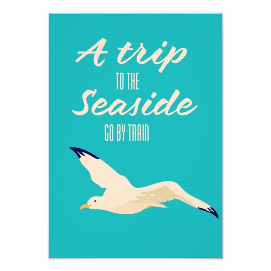 Een trip naar de kust foto afdruk (Voorkant)