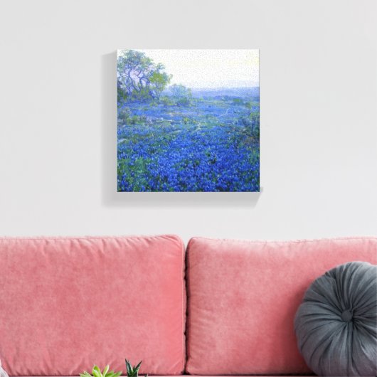 Een troebele dag canvas afdruk (Insitu (Woonkamer))