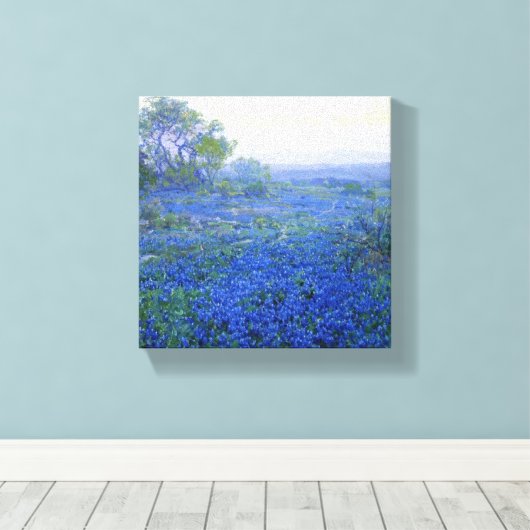 Een troebele dag canvas afdruk (Insitu (Houten vloer))