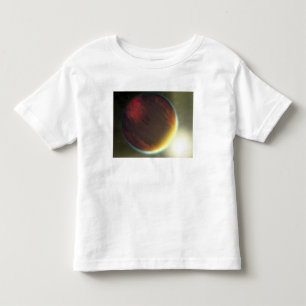 Een troebele Jupiter-achtige planeet die ronddraai Kinder Shirts