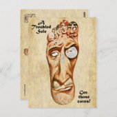 Een troebele tong briefkaart (Voorkant / Achterkant)