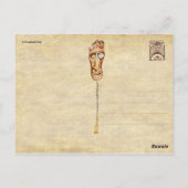 Een troebele tong briefkaart (Achterkant)