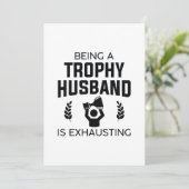 Een trofeebeling zijn is uitdrijven bedankkaart (Staand voorkant)