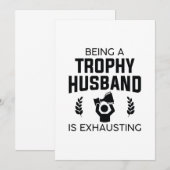 Een trofeebeling zijn is uitdrijven bedankkaart (Voorkant / Achterkant)