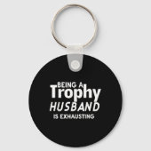 Een trofeebeling zijn is uitdrijven sleutelhanger (Voorkant)