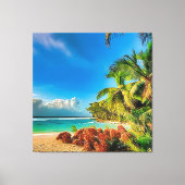 Een tropisch paradijs. canvas afdruk (Voorkant)