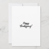 Een Tropisch Thanksgiving Feest = Wenskaart Kaart (Achterkant)