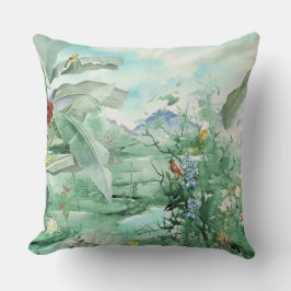 Een tropisch Uitzicht Kussen