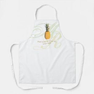 Een tropische ananas schort