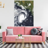 Een tropische cycloon canvas afdruk (Insitu (Woonkamer))