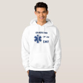 Een trots EMT-grootvader Hoodie (Voorkant volledig)