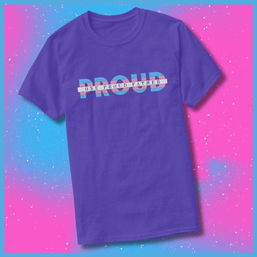 Een trotse bondgenoot transgender rechten aangepas t-shirt