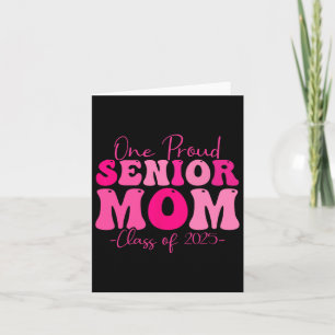 Een trotse senior mom CL van 2025 Afstuderen Groov Kaart