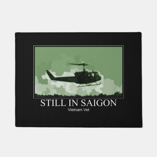 Een trotse Vietnam-veteraan leeft hier Deurmat (Voorkant)