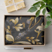 Een Trouw Bloemenserie Ontwerp 4 Tissuepapier (Geschenk)