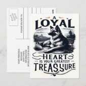 Een trouwe harten grootste schat briefkaart (Voorkant / Achterkant)