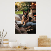 Een trouwe harten herfst comfort poster (Keuken)