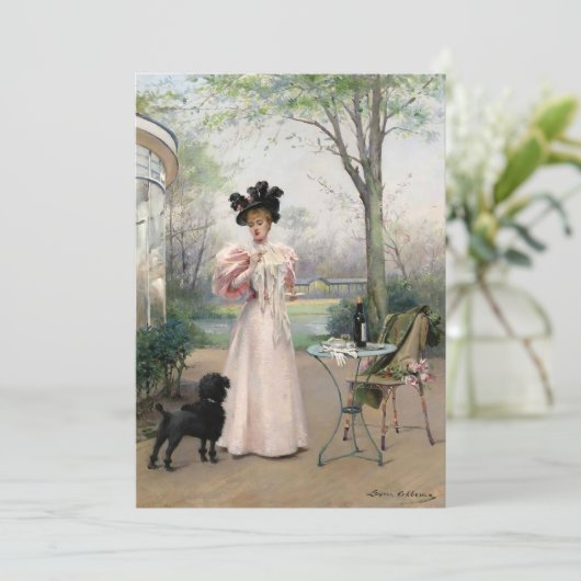 Een trouwe metgezel | Louise Abbéma (Staand voorkant)