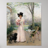 Een trouwe metgezel | Louise Abbéma Poster (Voorkant)