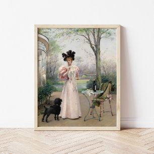 Een trouwe metgezel   Louise Abbéma Poster